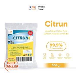 Citrun Acid - Asam Sitrat Food Grade Serbuk Ajaib Pembersih Multifungsi / Citrid Acid 500gr By Kimiamarket.id