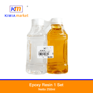 Epoxy Resin set A dan Hardener set B atau bahan untuk coating