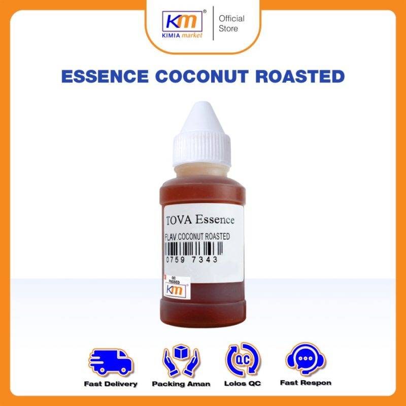 Essence Makanan/Minuman Flavor TOVA Coconut Roasted/ Kelapa Bakar 50ml