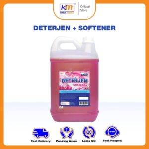 Detergent + Softener Pink Ukuran 5 Liter